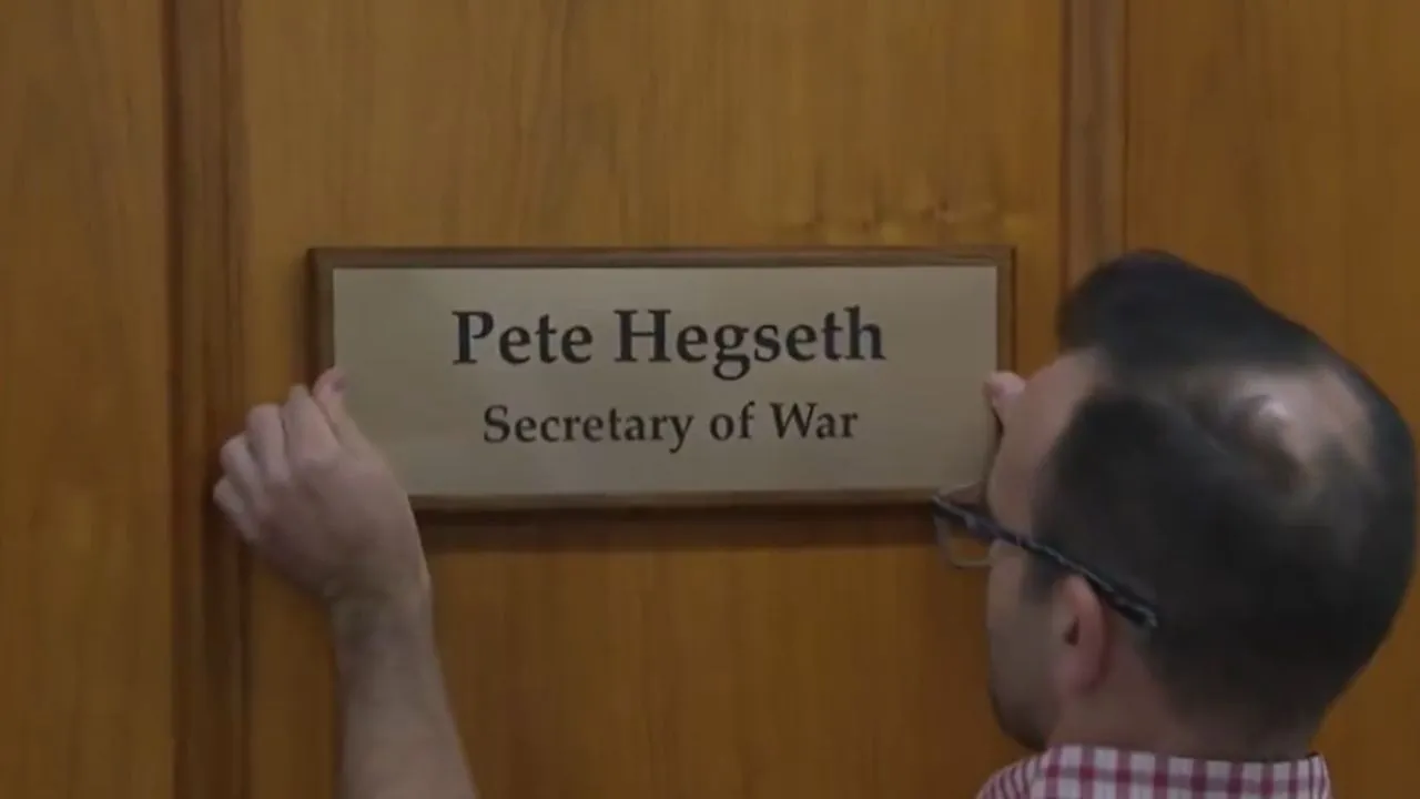 Donald Trump Changed name of Pentagon to War Department