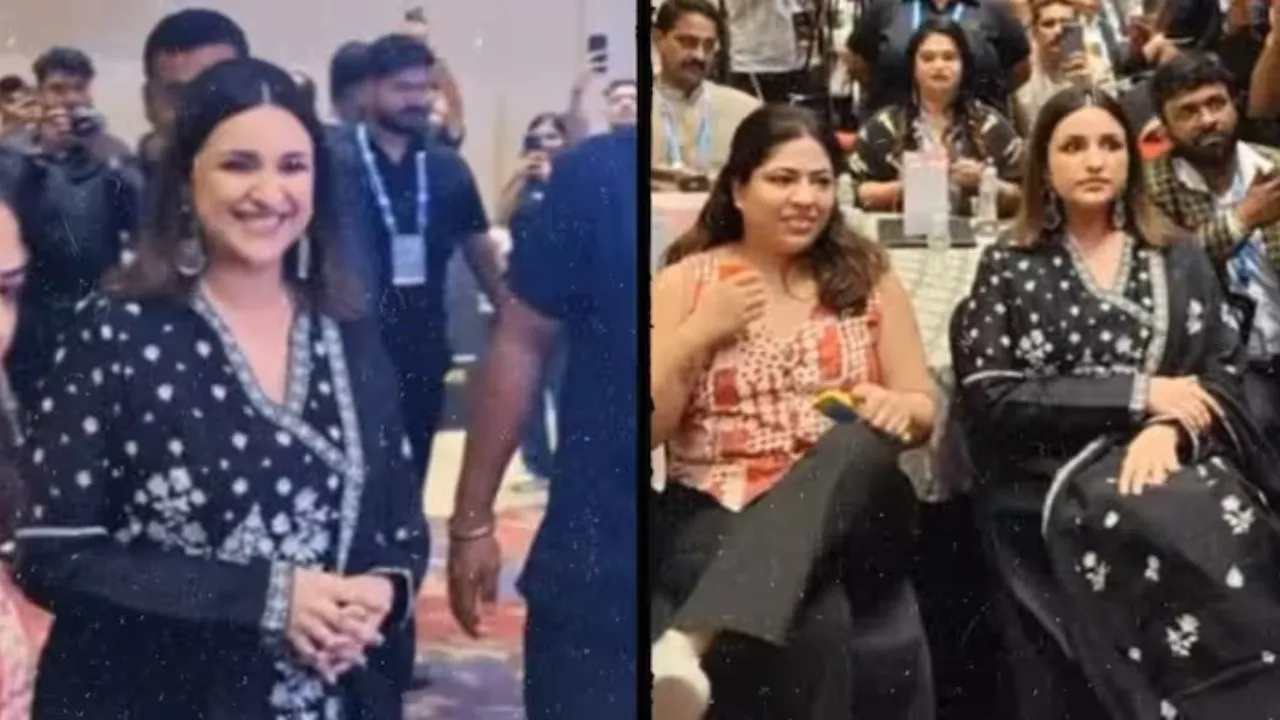 Parineeti Chopra appeared in public for first time after pregnancy announcement video viral