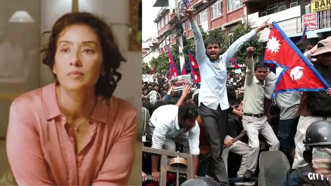 manisha koirala-nepal protest
