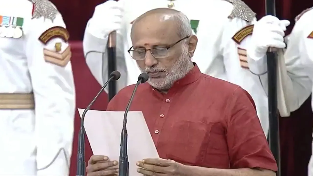 CP Radhakrishnan takes oath