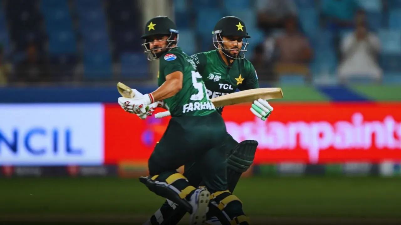 Pakistan eying a big score against Oman in the asia cup Sahibzada Farhan scores fifty