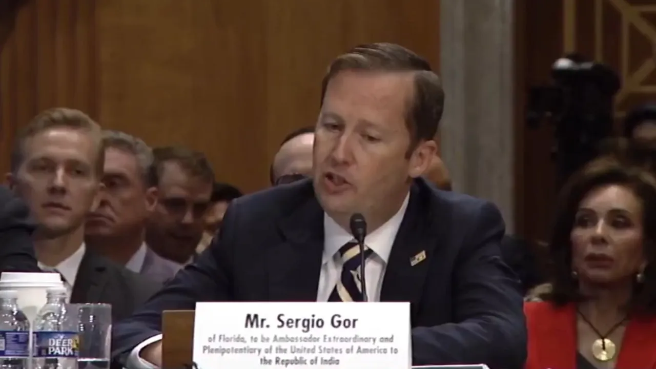 Sergio Gor Ambassodor of US to India