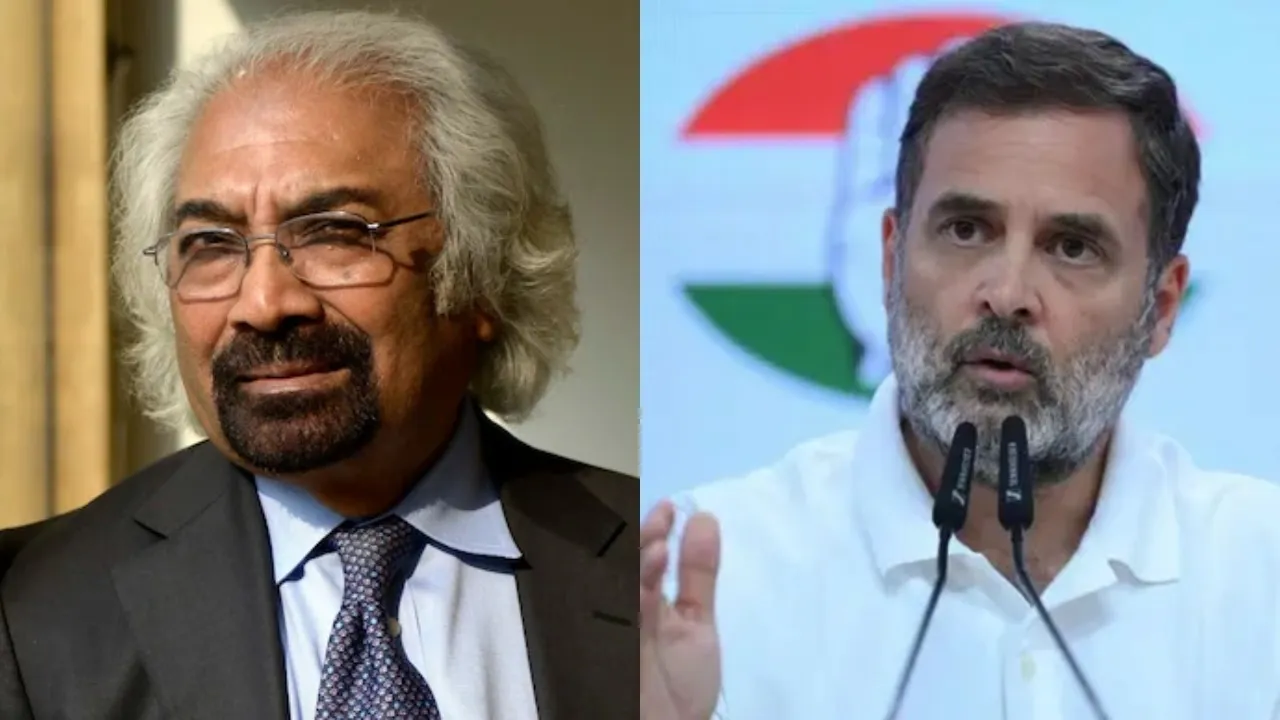 Sam pitroda and Rahul Gandhi