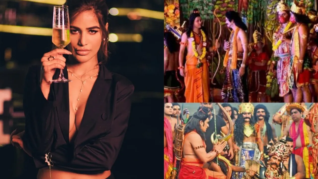 Poonam Pandey is embroiled in controversy over her role of Mandodari in delhi Ramleela