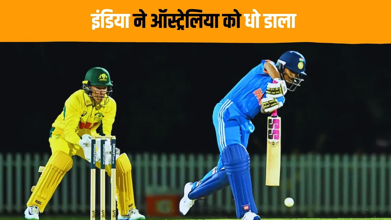 Vaibhav Suryavanshi's wonderful innings helps India post a huge total against Australia