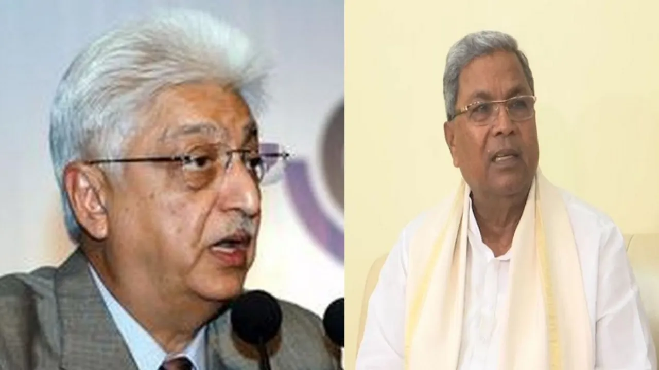 siddaramaiah and Azim Premji