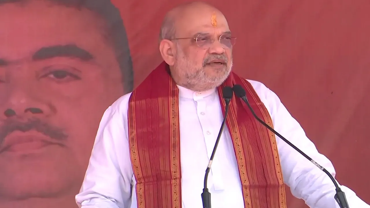 Amit Shah in Kolkata