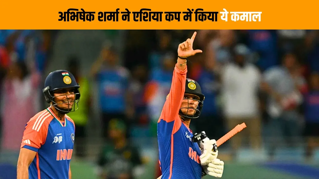 Abhishek Sharma smashed the most number of sixes in the t20 asia cup 2025