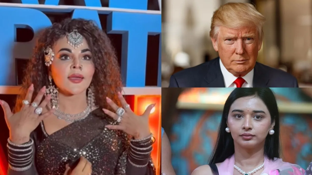 Rakhi Sawant calls Trump father and claims she owner of Burj Khalifa video viral
