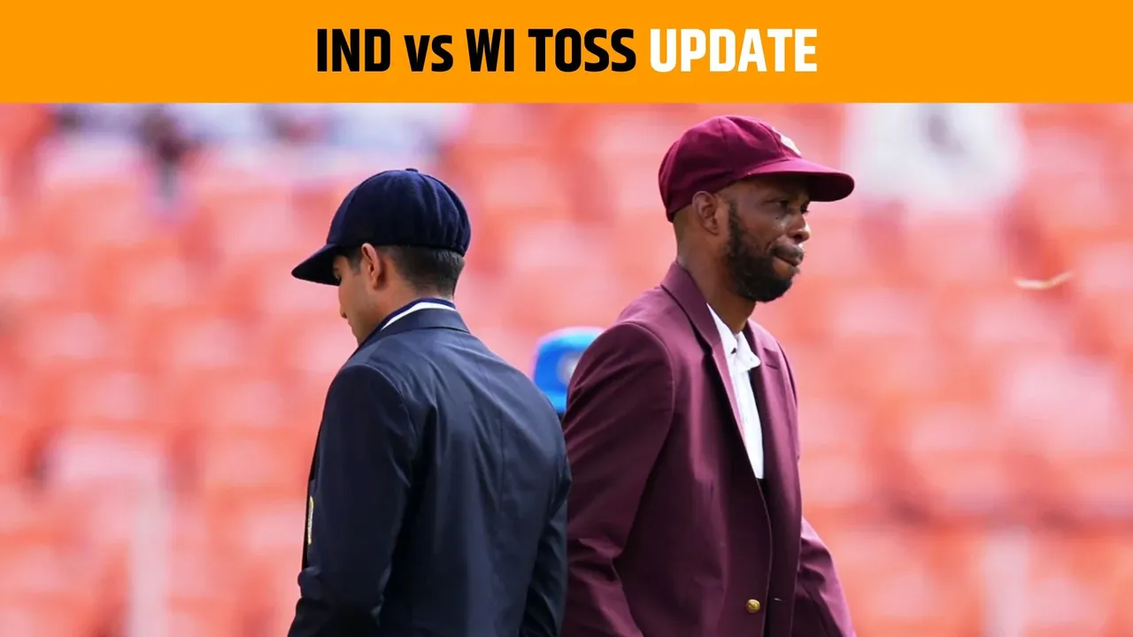 India will bowl bat first after winning losing toss against West Indies in the first test