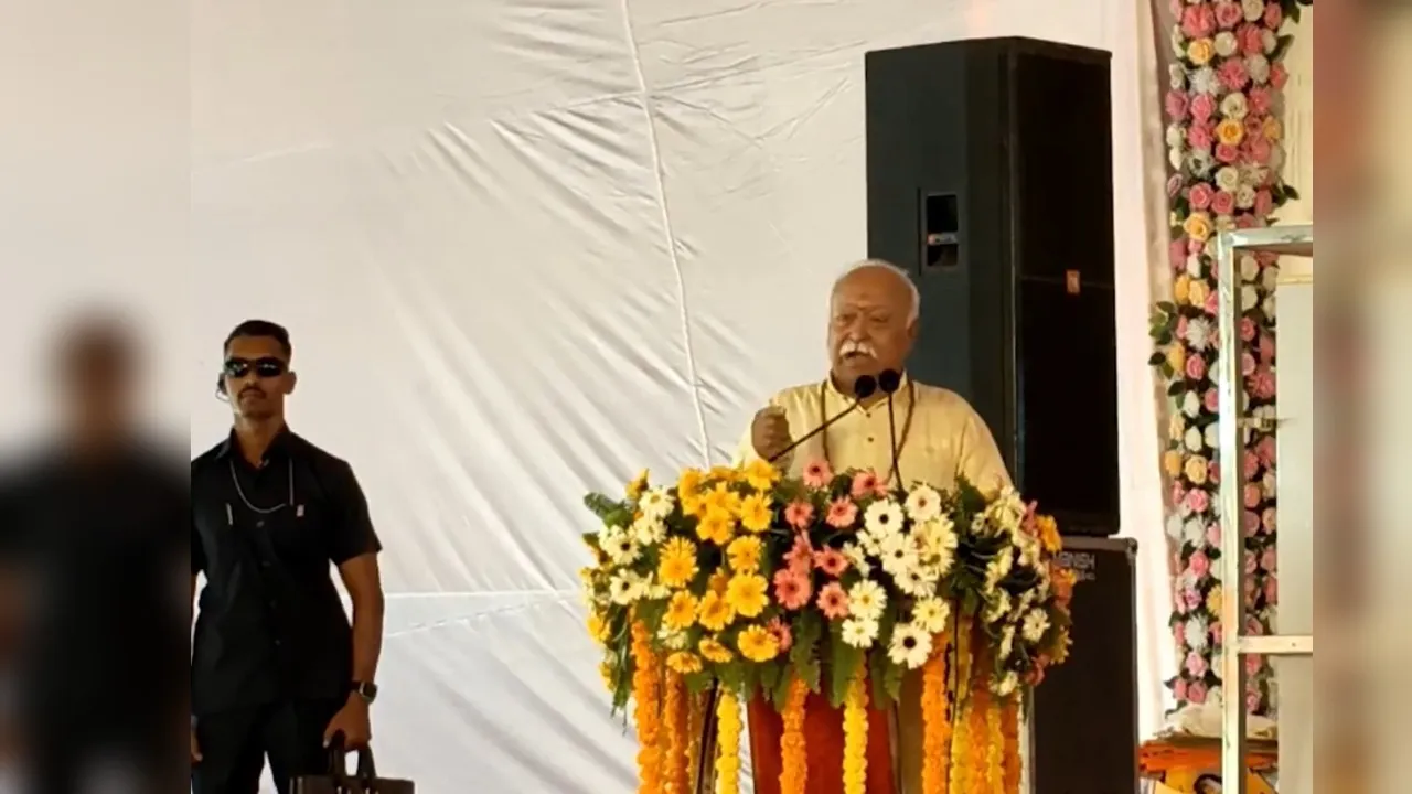 Mohan Bhagwat at satna