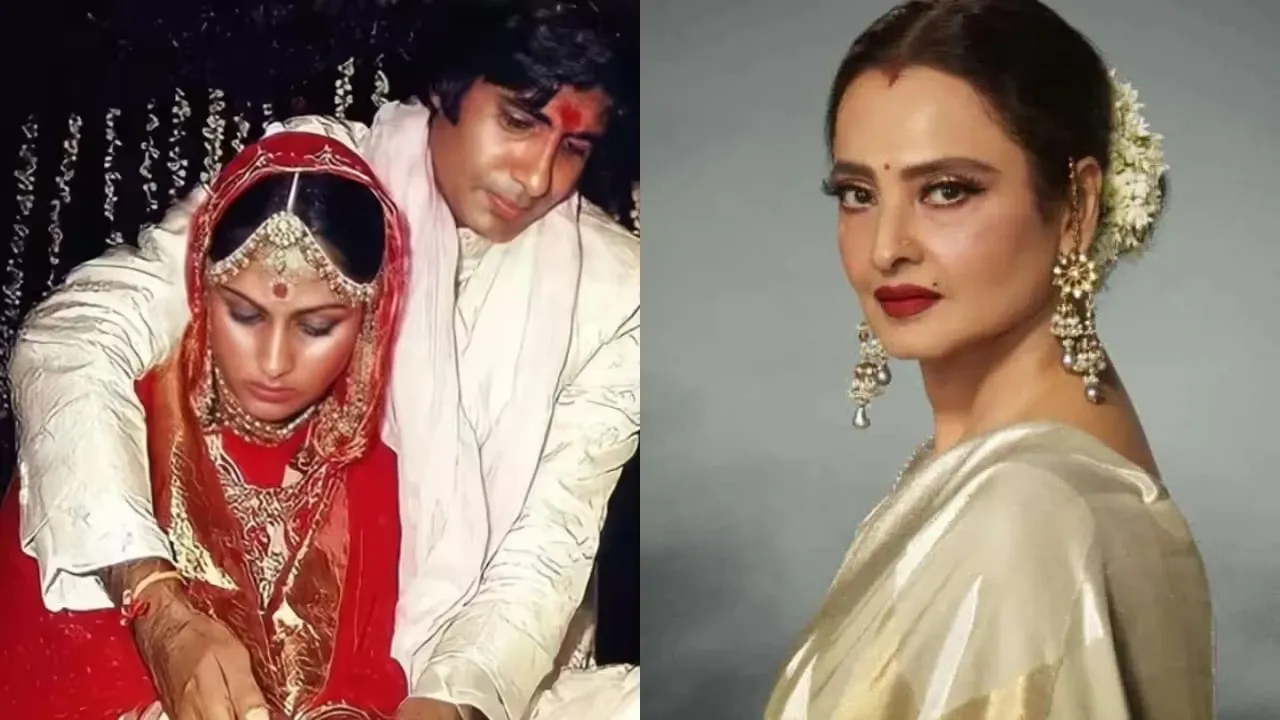 Amitabh Bachchan and Jaya wedding Rekha was not invited actress was very upset know story