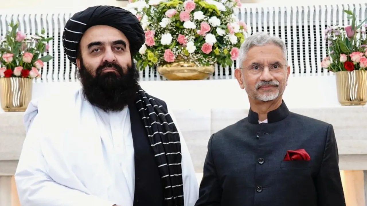 FM Mawlawi Amir Khan Muttaqi and S jayshankar