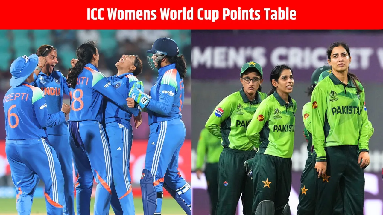 ICC Women's World Cup points table find out where India Pakistan stand