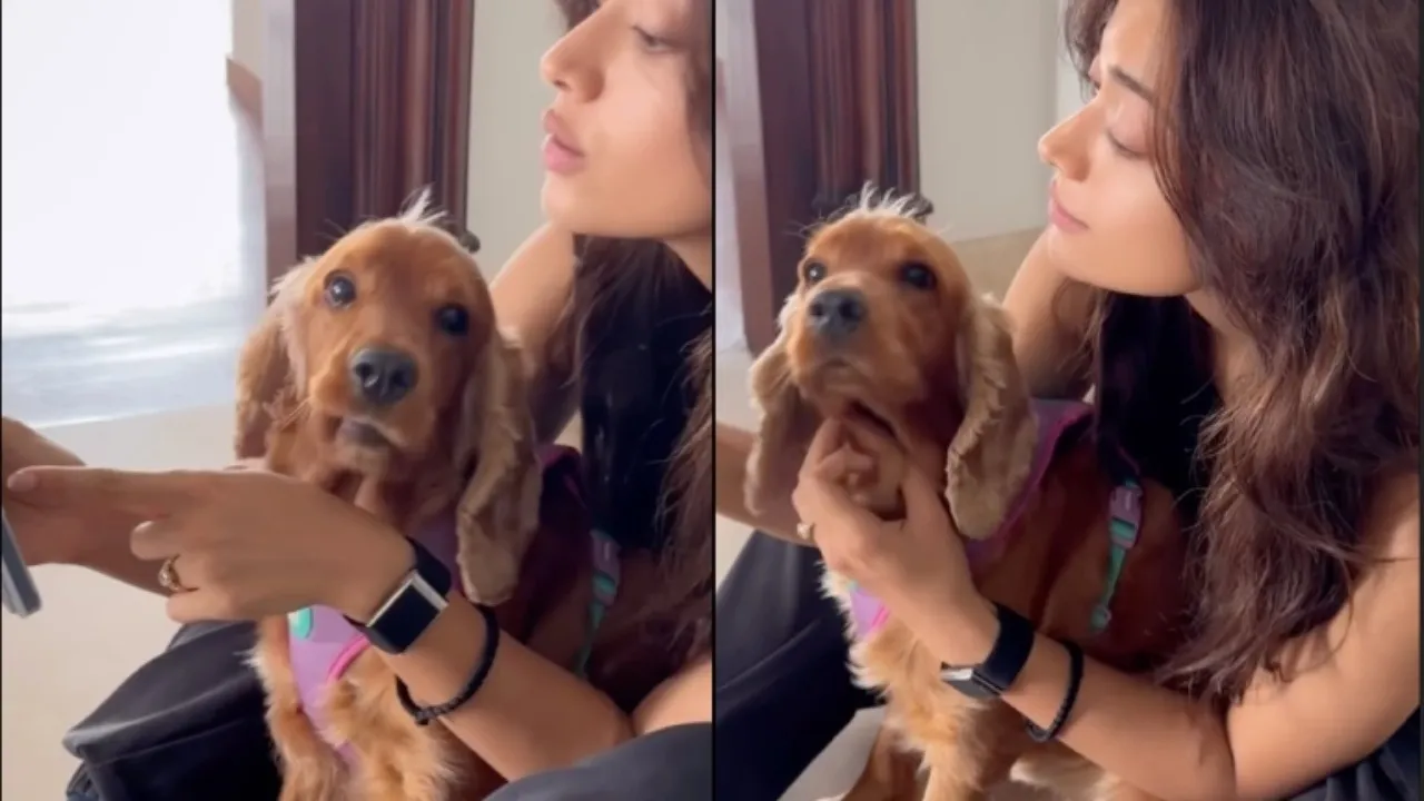 Rashmika Mandanna Flaunts Engagement Ring on her video see here