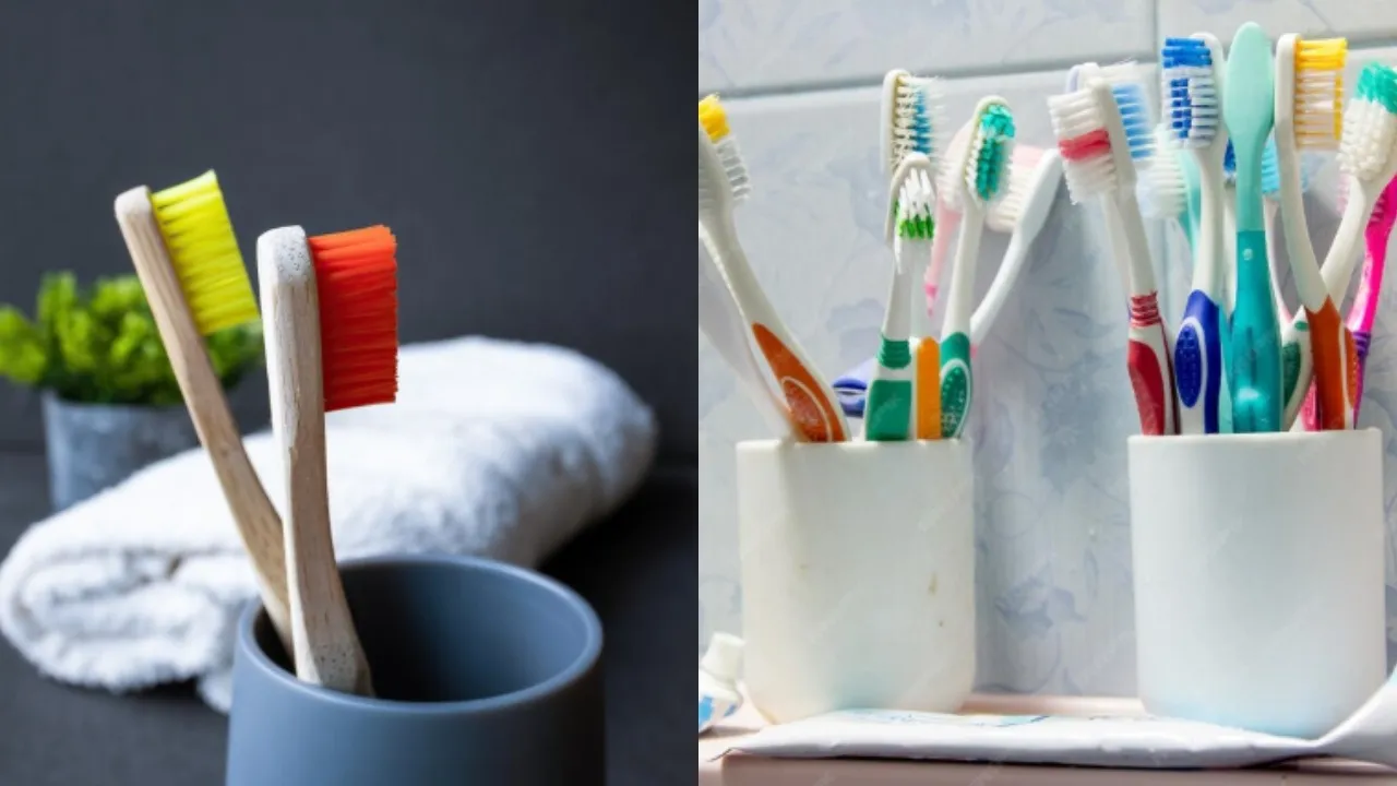 Toothbrush In Washroom