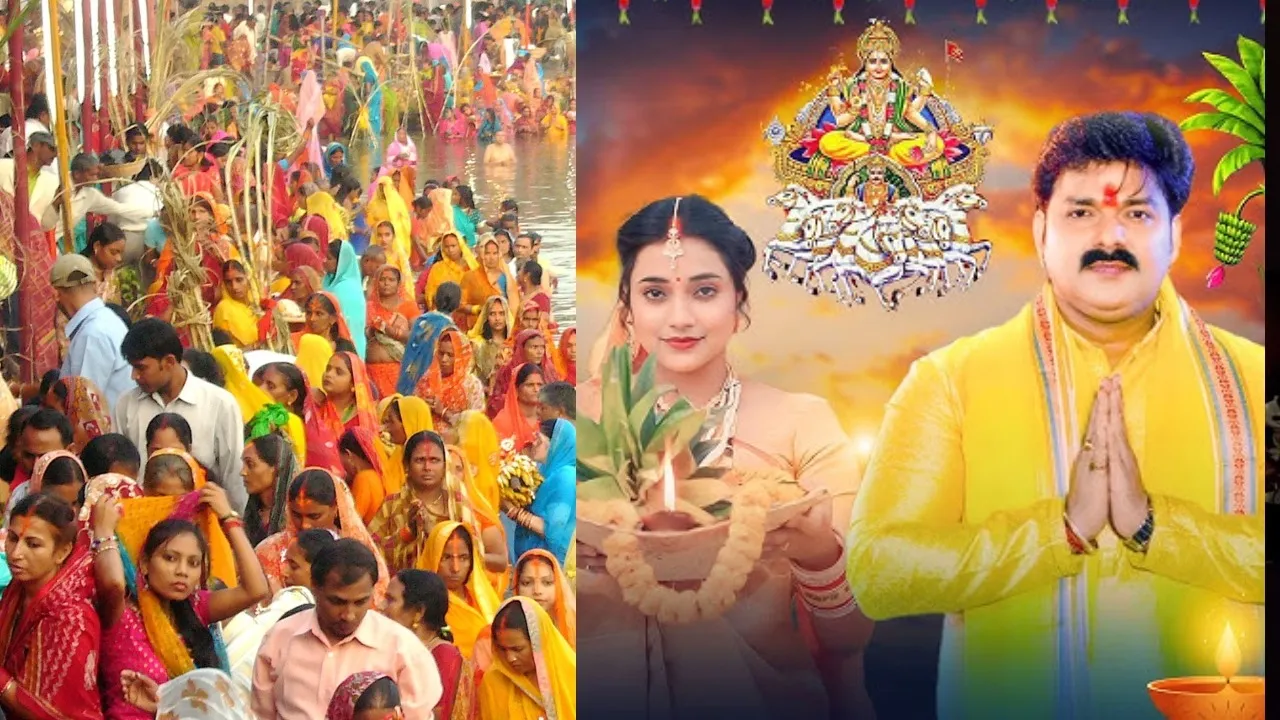 pawan singh chhath song Jode Jode Falwa viral on internet cross million views