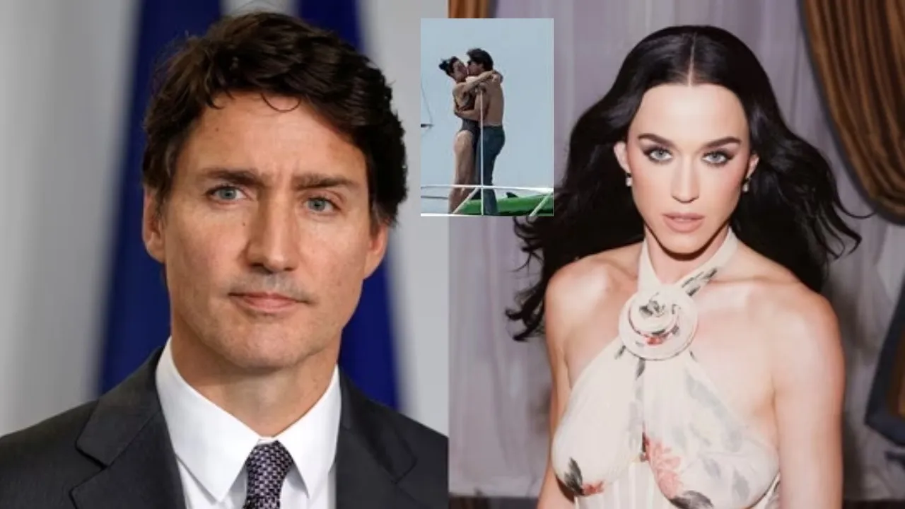 pop singer katy perry justin trudeau close photo viral on social media