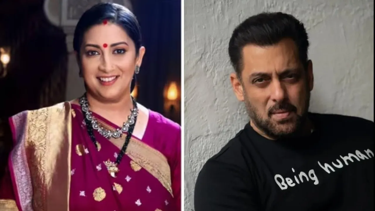 Salman Khan was scolded by his father front Smriti Irani He said nikamme hai