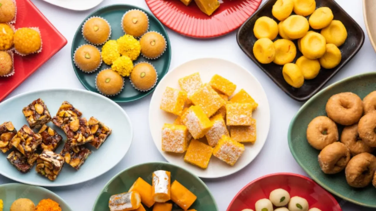 Sweet And Snacks For Diwali