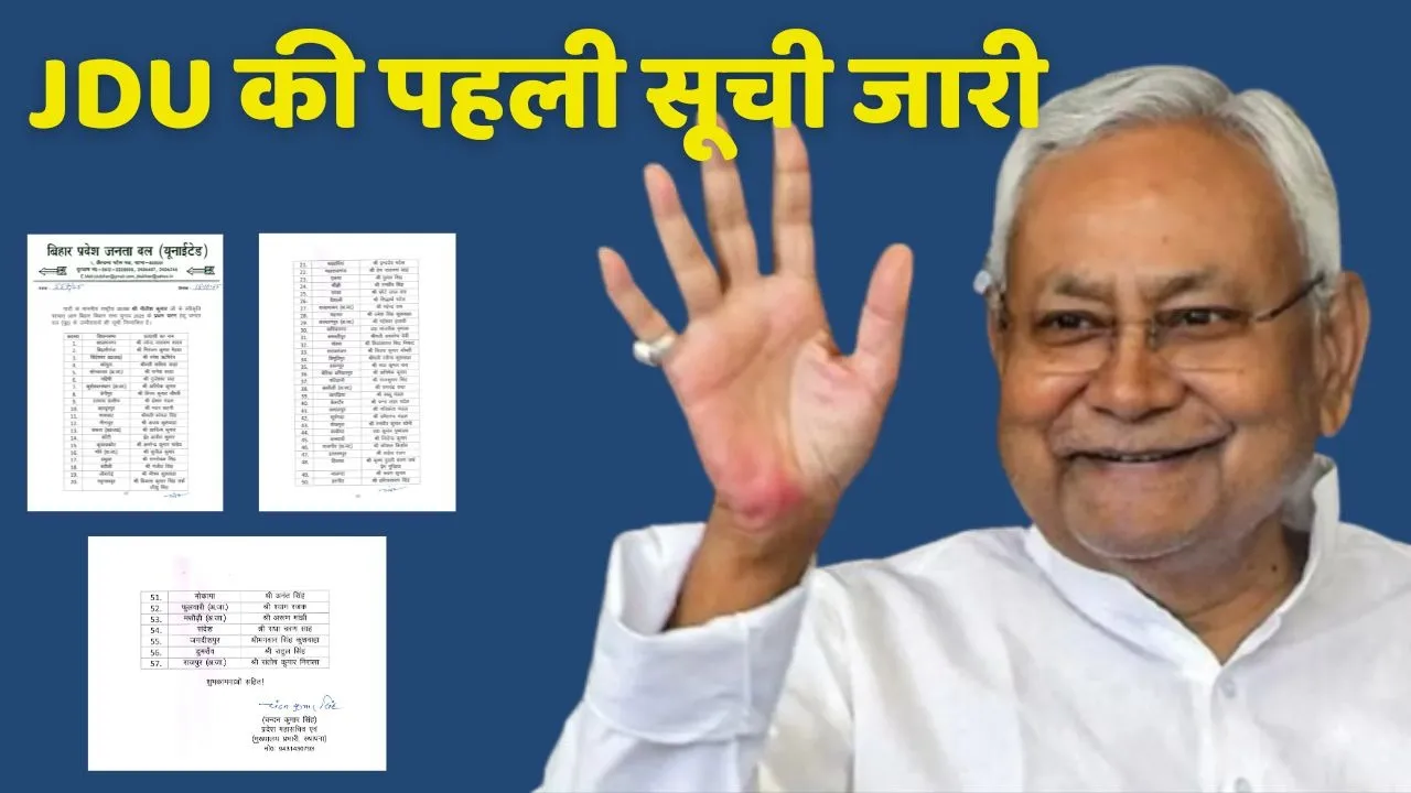 JDU First List Released