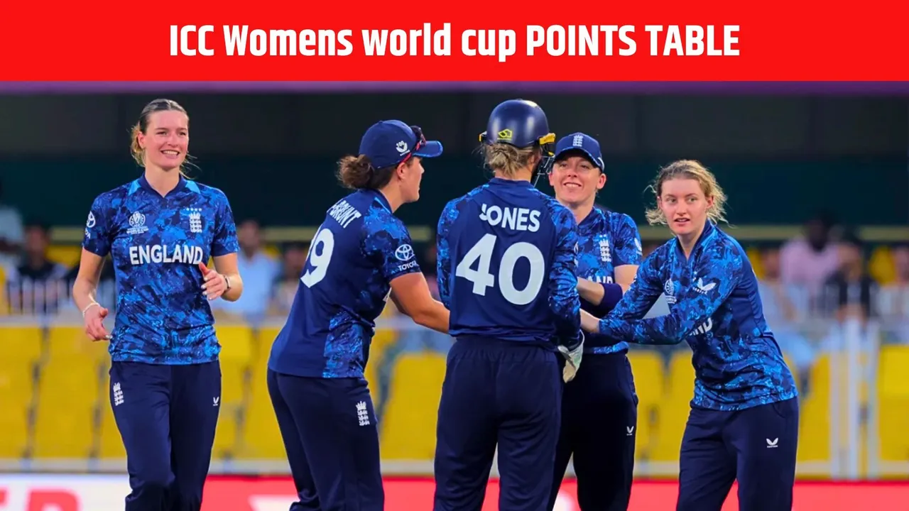 England reach at the top of icc womens world cup points table surpassing Australia