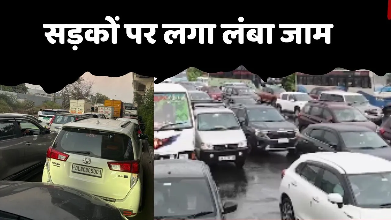 delhi traffic jam on dhanteras