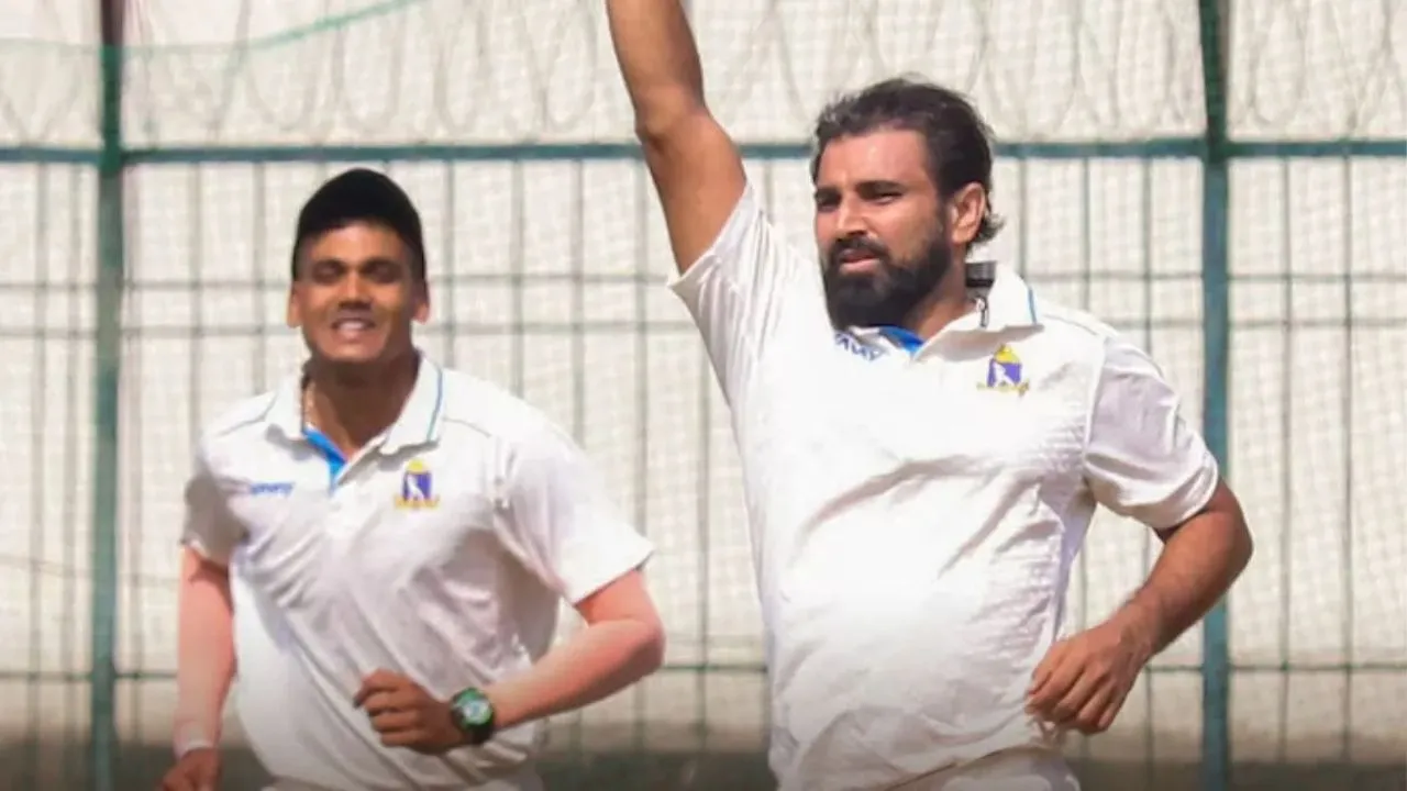 Mohammed Shami in Ranji Trophy