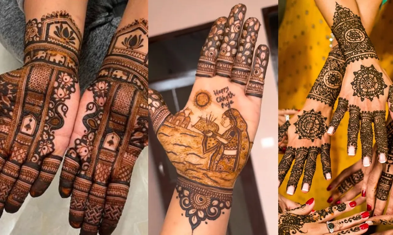 Chhath Puja mehndi designs