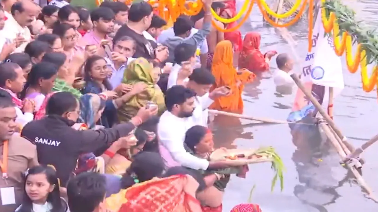 chhath puja celebration live