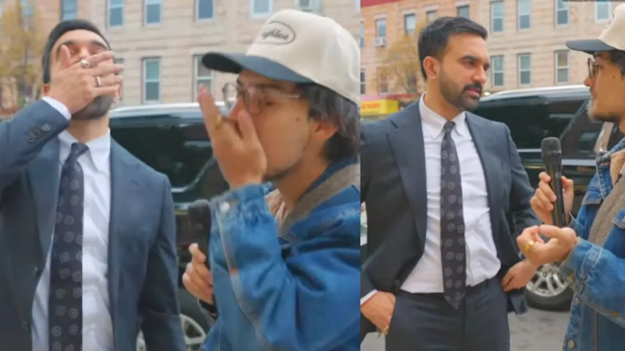 Mayor zoharan Mamdani Rajnigandha Moment