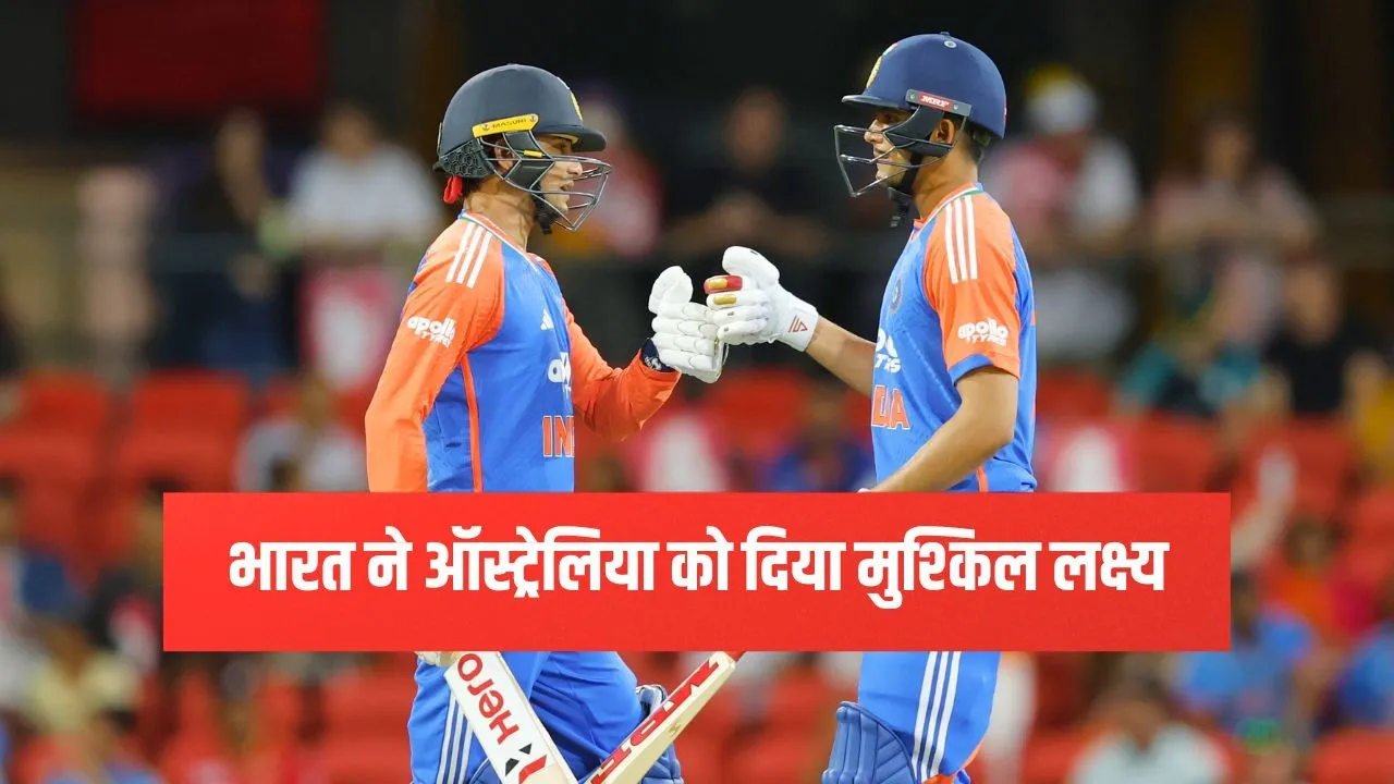 IND vs AUS 4th T20I India put 167 runs on the board against australia