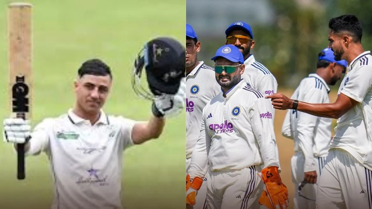 IND A vs SA A south africa all out on 221 runs in first inning against team india in 2nd unofficial test match