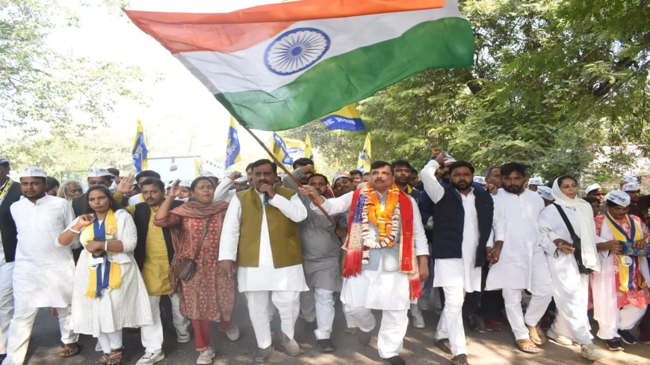 Sanjay Singh padyatra
