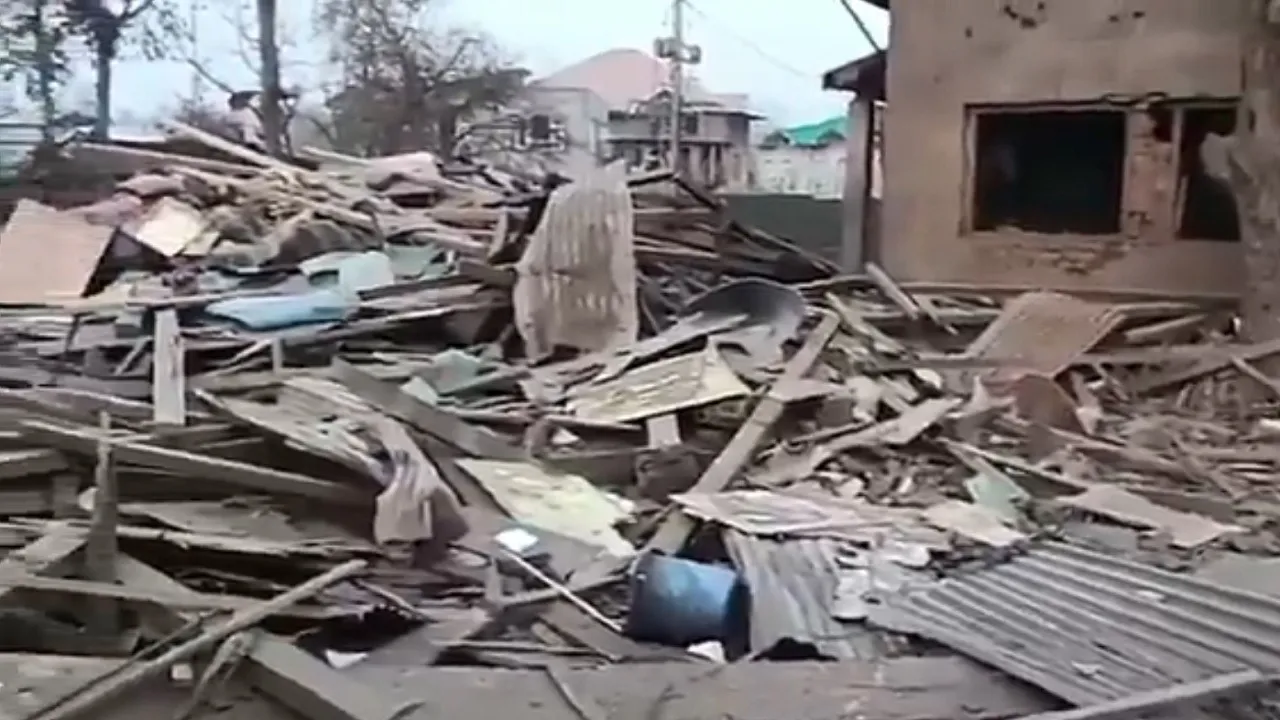 Delhi Red Fort Blast Dr Umar house destroyed