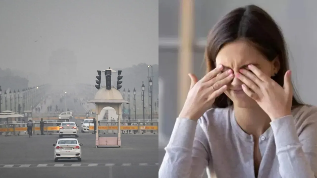 Delhi Pollution Effects Eyes