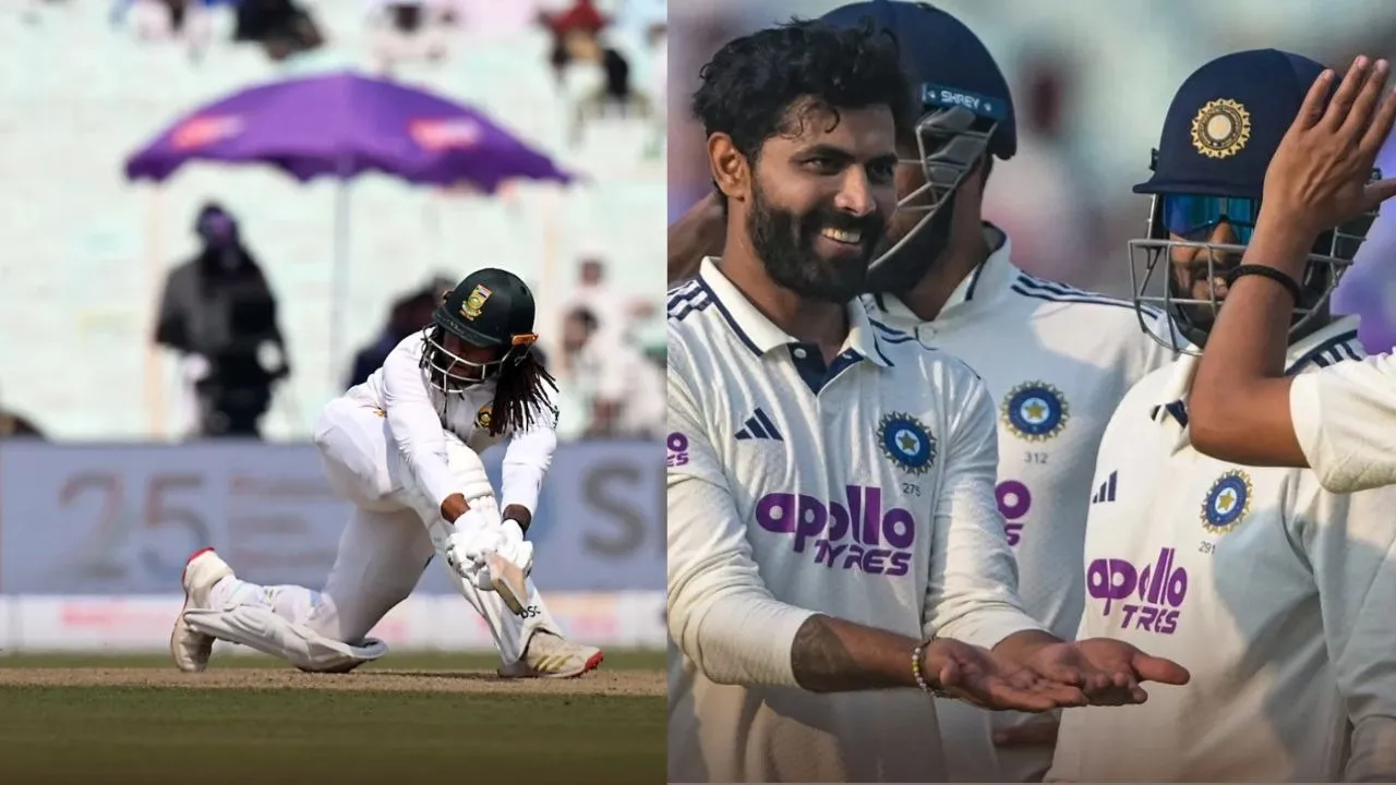 IND vs SA DAY-2 Report south africa lose 7 wickets in 93 runs have 63 runs lead during kolkata test