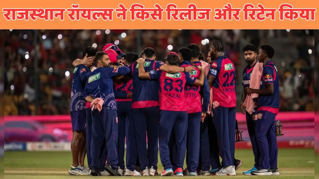 RR Retention List IPL 2026 rajasthan royals retain and release players list