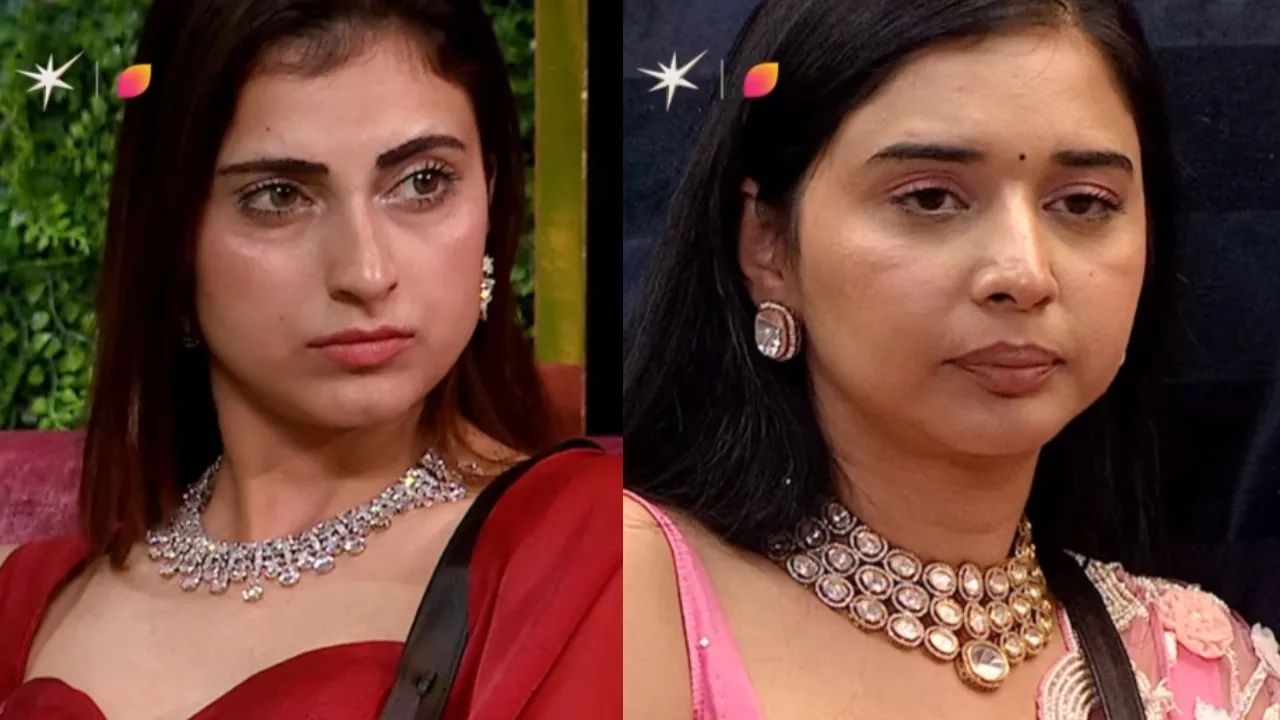 Bigg boss 19 updates gaurav khanna wife enter in show farhana bhatt and tanya mittal get into fight