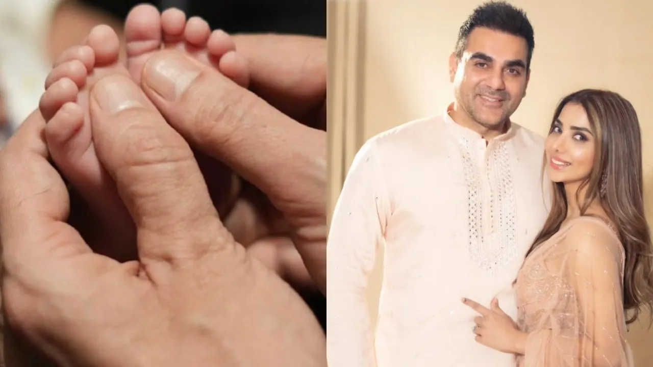 Arbaaz khan and his wife sshurakhan share daughter sipaara first glimpse