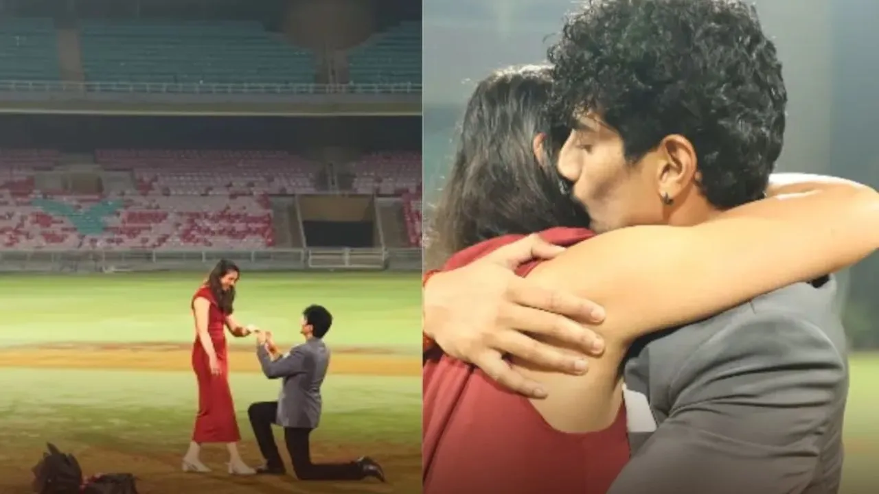 Smriti Mandhana reaction goes viral on palash Muchhal fairytale proposal watch full video