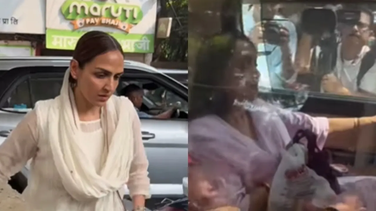 Dharmendra death daughter Esha Deol crying hema malini get emotional video viral (1)
