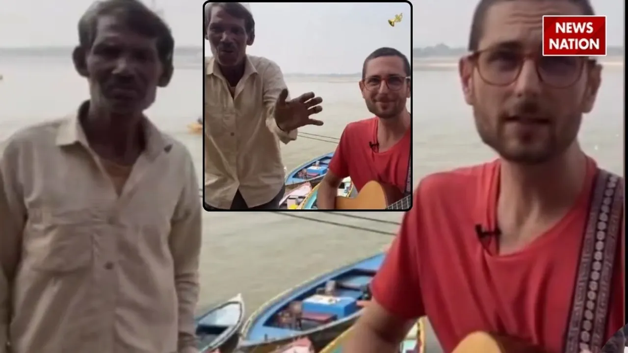 viral video of banaras ganga ghat