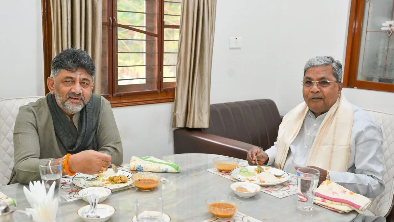 Karnataka CM Siddaramaiah invites DK Shivakumar on Breakfast