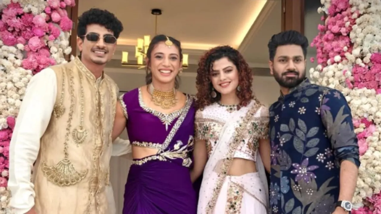 Palash Muchhal Smriti Mandhana update their instagam bio with evil eye emoji