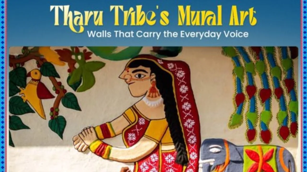 Tharu tribal wall paintings