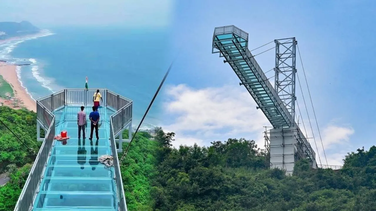 Indian longest Glass Sky-Walk in Vizag know its Features and Qualities