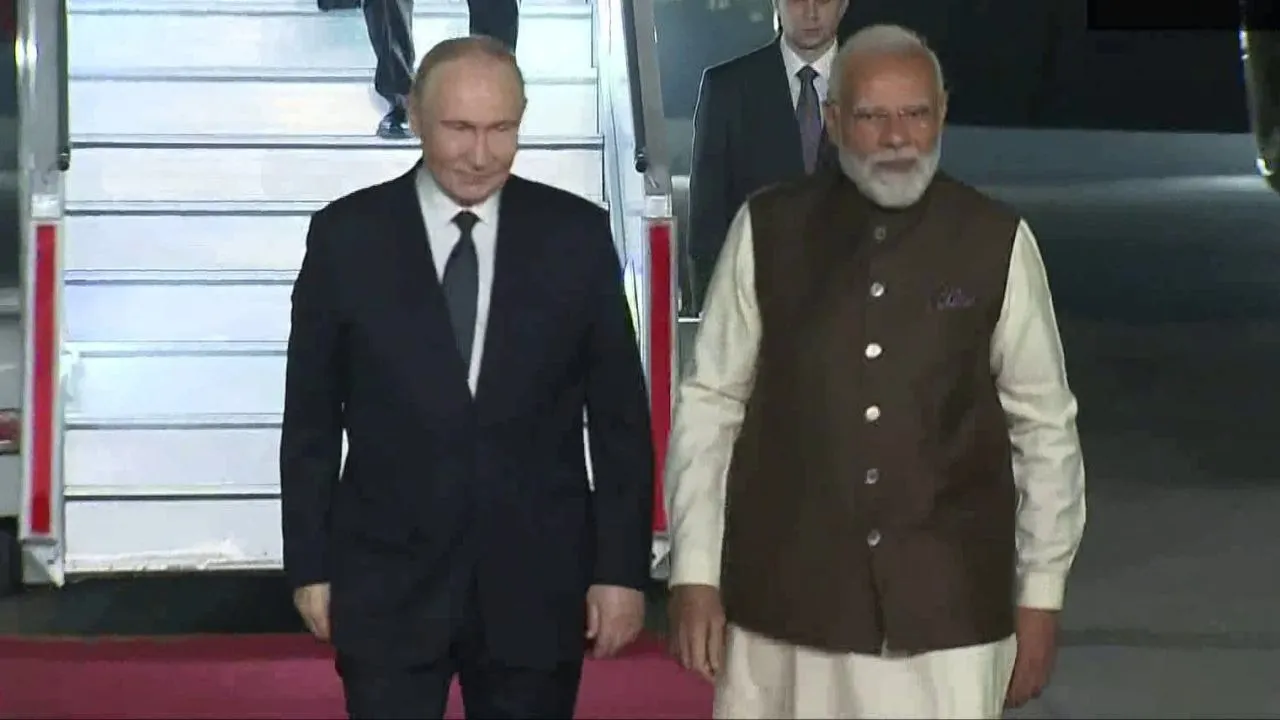 Pm Modi welcome Putin