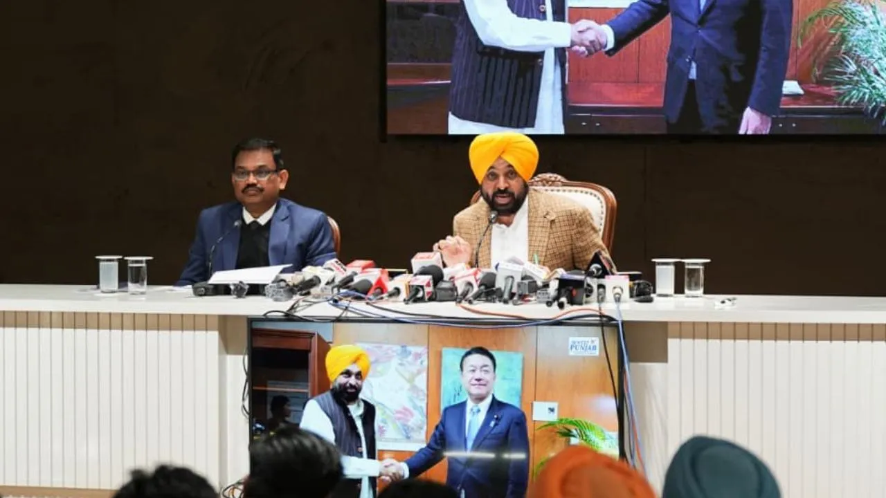 Punjab CM Bhagwant Mann Japan and South Korea Visit