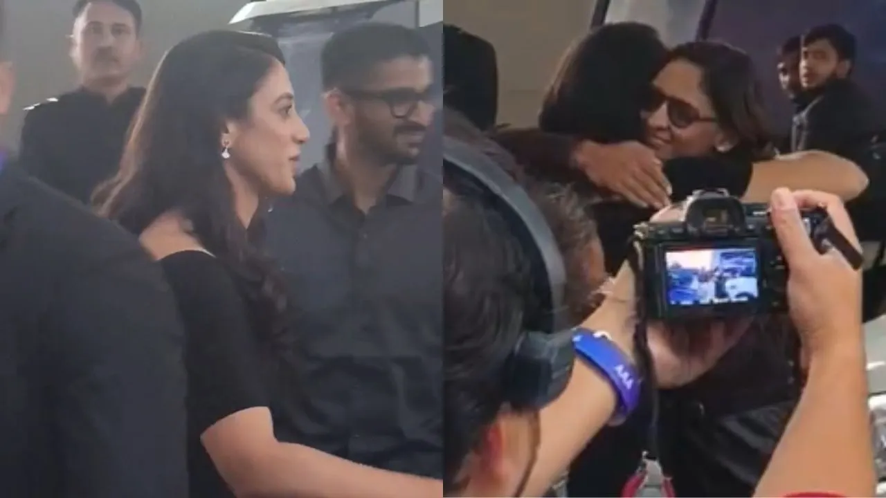 शादी टूटने के बाद पहली बार नजर आईं स्मृति मंधाना, हरमनप्रीत कौर ने देखते ही लगाया गले, वीडियो वायरल